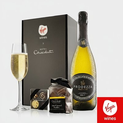 Virgin Wines Prosecco and Hotel Chocolat Gift