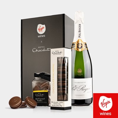 Virgin Wines Pol Roger Champagne & Hotel Chocolat Gift