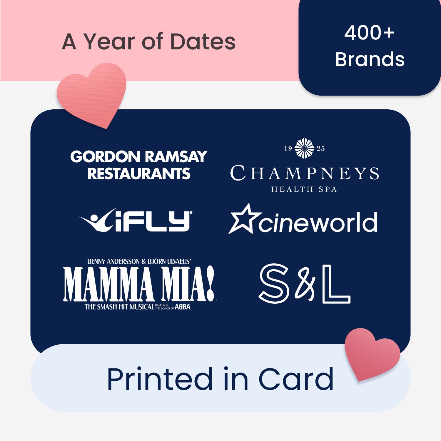 Buyagift A Year Of Dates Â£600