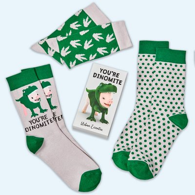 You're Dino - Mite Dino Pig Adults 3pk Socks