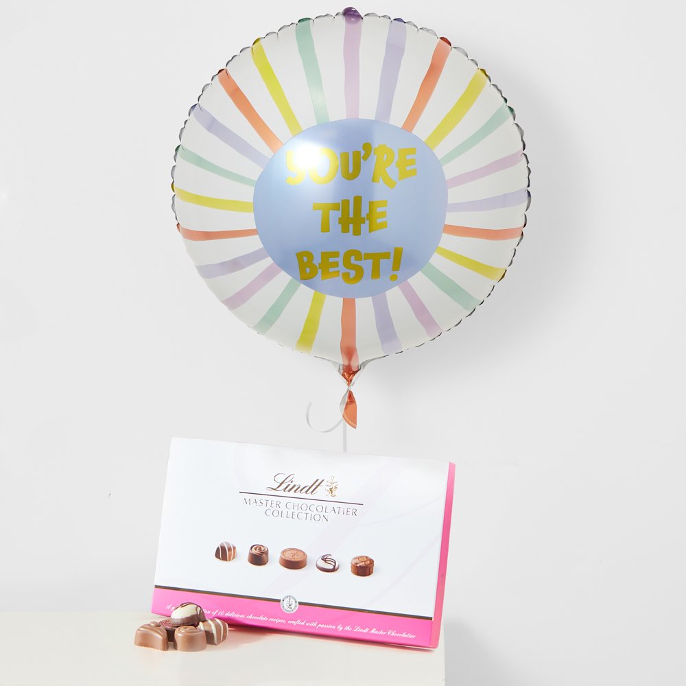 Thorntons You're The Best Balloon & Lindt Master Chocolatier Collection 184G