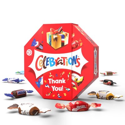Celebrations Centrepiece 'Thank you' 385g