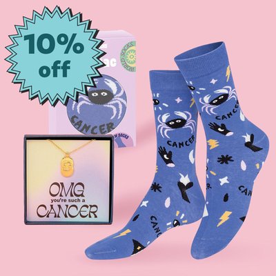 Cancer Necklace & Socks