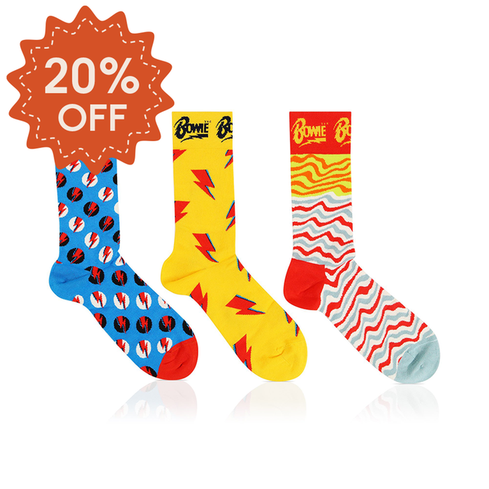 Happy Socks David Bowie 3pk Gift Set