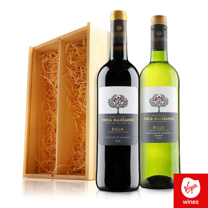 Virgin Wines Finca Manzanos Rioja Duo in Wooden Gift Box