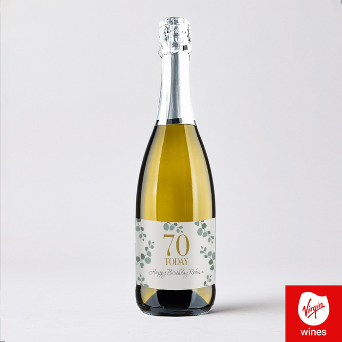 Virgin Wines Personalised Birthday Milestone Prosecco