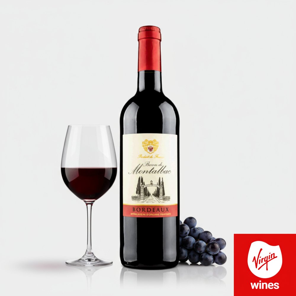 Virgin Wines Classic Bordeaux Red Wine 75Cl