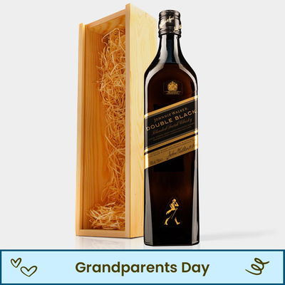 Johnnie Walker Double Black in Wooden Gift Box