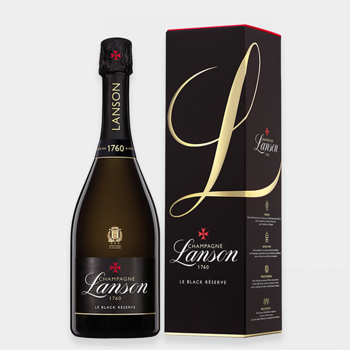 Lanson Le Black Reserve 75cl in Gift Box