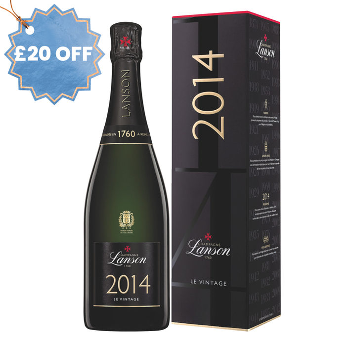 Lanson Le Vintage 2014 75cl in Gift Box