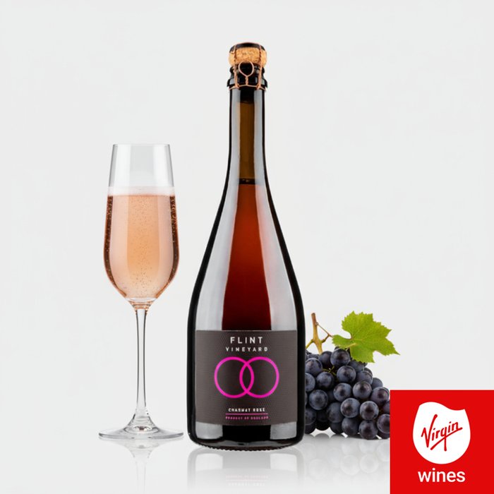 Flint Charmat Rosé Sparkling Wine 75cl