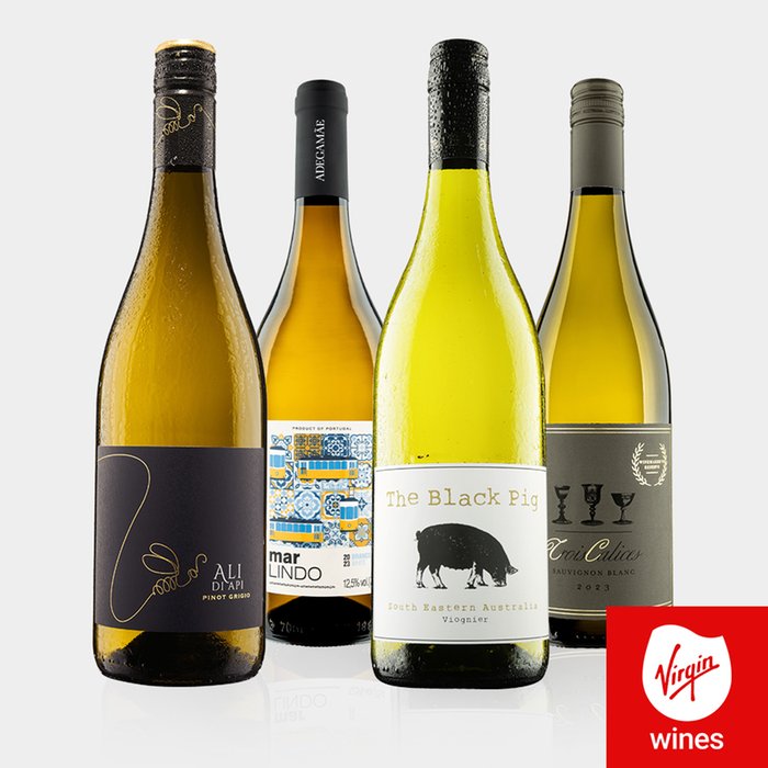 Virgin Wines 4 Bottle Bright Whites Case 75cl