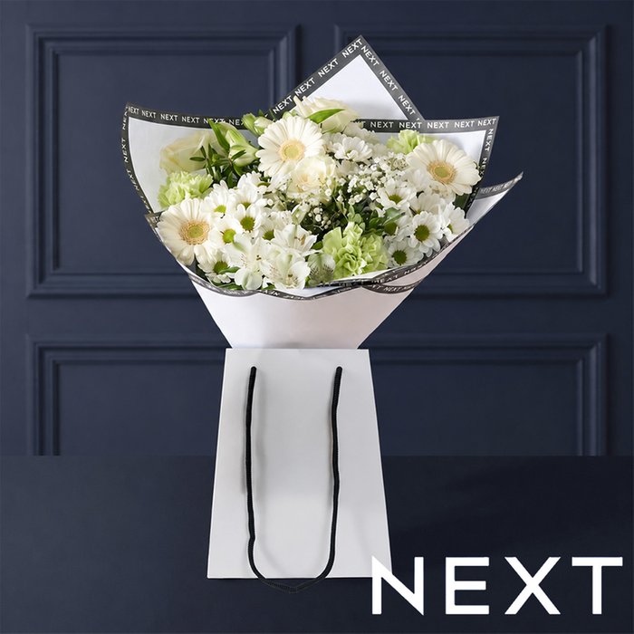 NEXT Rose & Alstroemeria Bouquet Gift Bag