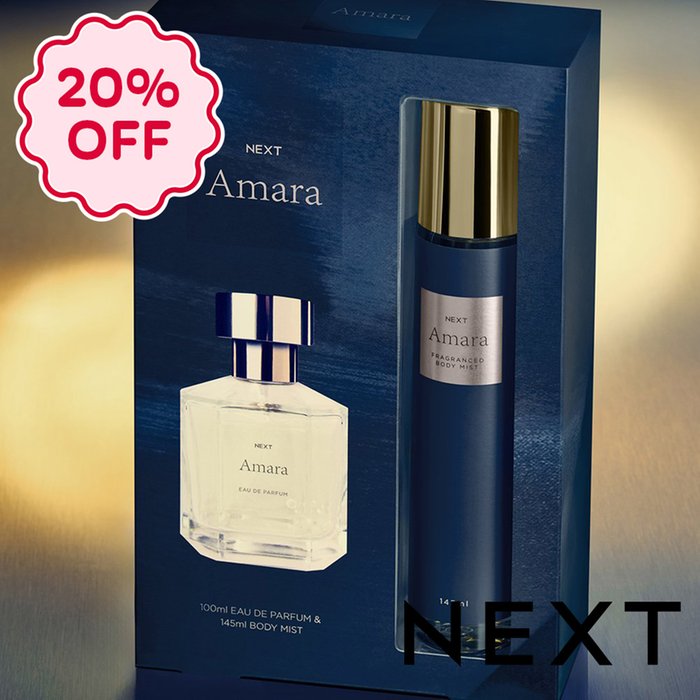 NEXT Amara 100ml Perfume and 145ml Body Mist Gift Set
