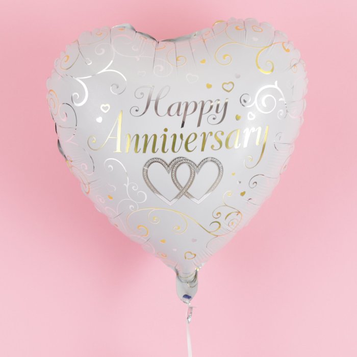 Happy Anniversary Heart Balloon