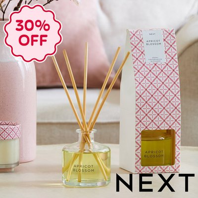 NEXT Apricot Blossom 200ml Fragranced Reed Diffuser
