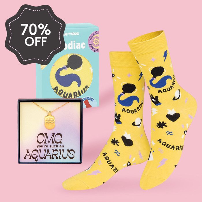 Aquarius Necklace & Socks