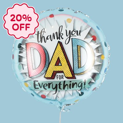 Thank You Dad for Everything Balloon