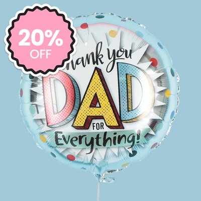 Thank You Dad for Everything Balloon