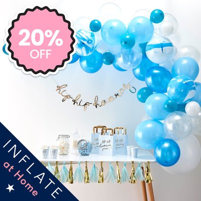 Blue Balloon Arch Kit