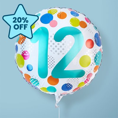 Happy 12th Birthday Balloon