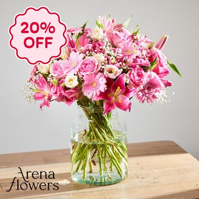 Pink Perfection by Arena Flowers