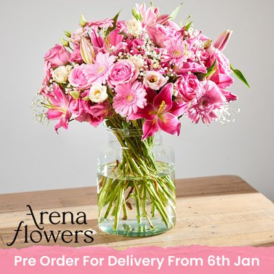 Pink Perfection by Arena Flowers