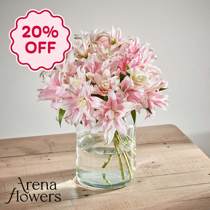 Double Scented Lilies by Arena Flowers
