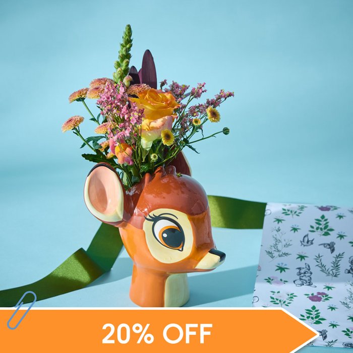 Disney's Bambi Mini Bouquet with Bambi Vase 