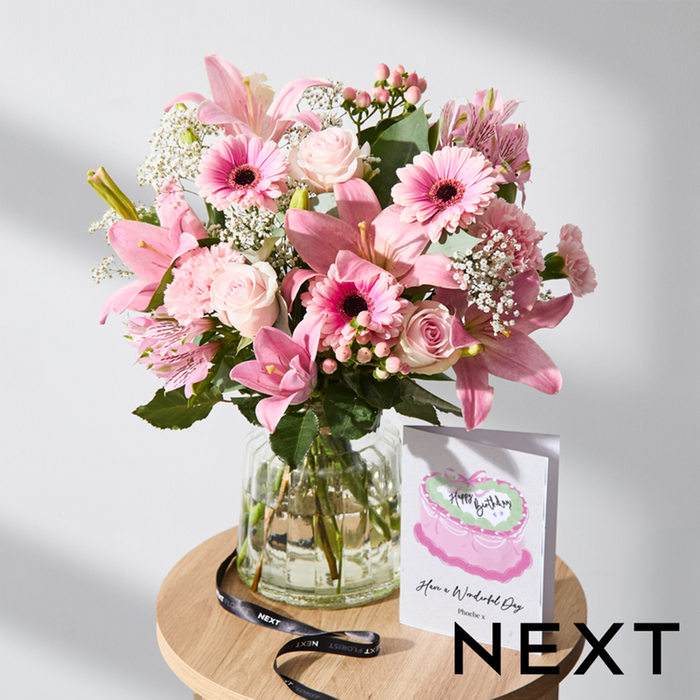 Soft Pink Lily, Rose & Germini Bouquet