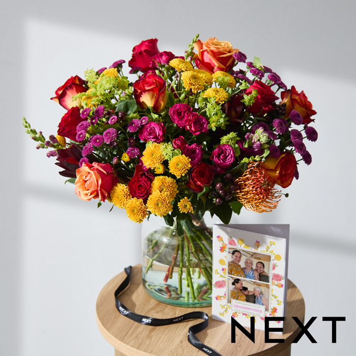 Bold Rose & Santini Mixed Flower Bouquet