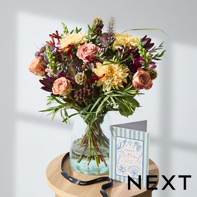 Cappuccino Rose & Safari Sunset Bouquet