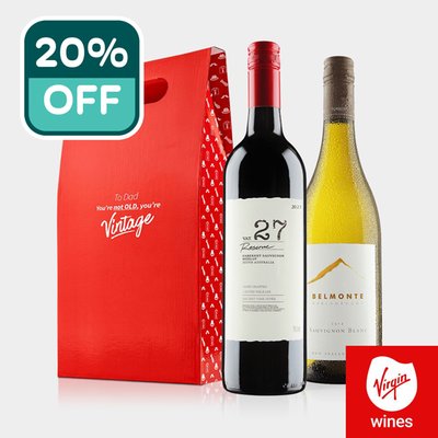 To Dad You're Not Old You're Vintage - Favourites Wine Mixed Duo