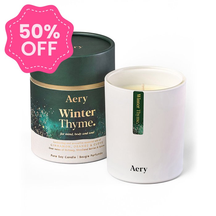 Winter Thyme Aery Candle