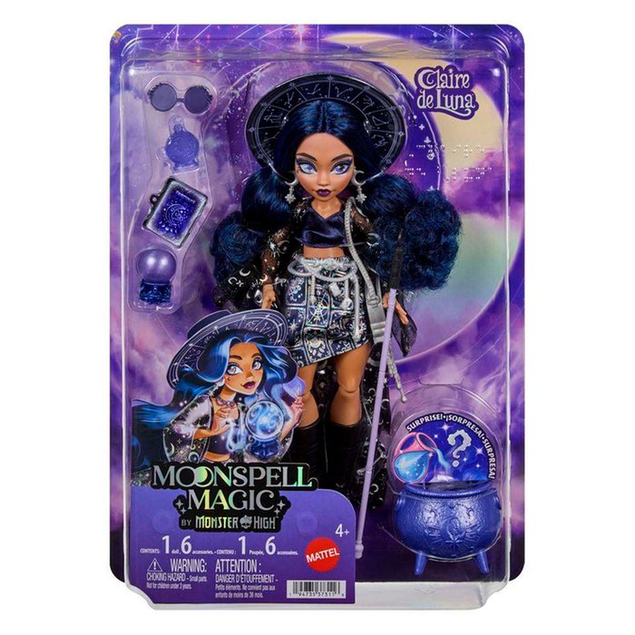 Monster High Claire De Luna Doll Moonspell Magic