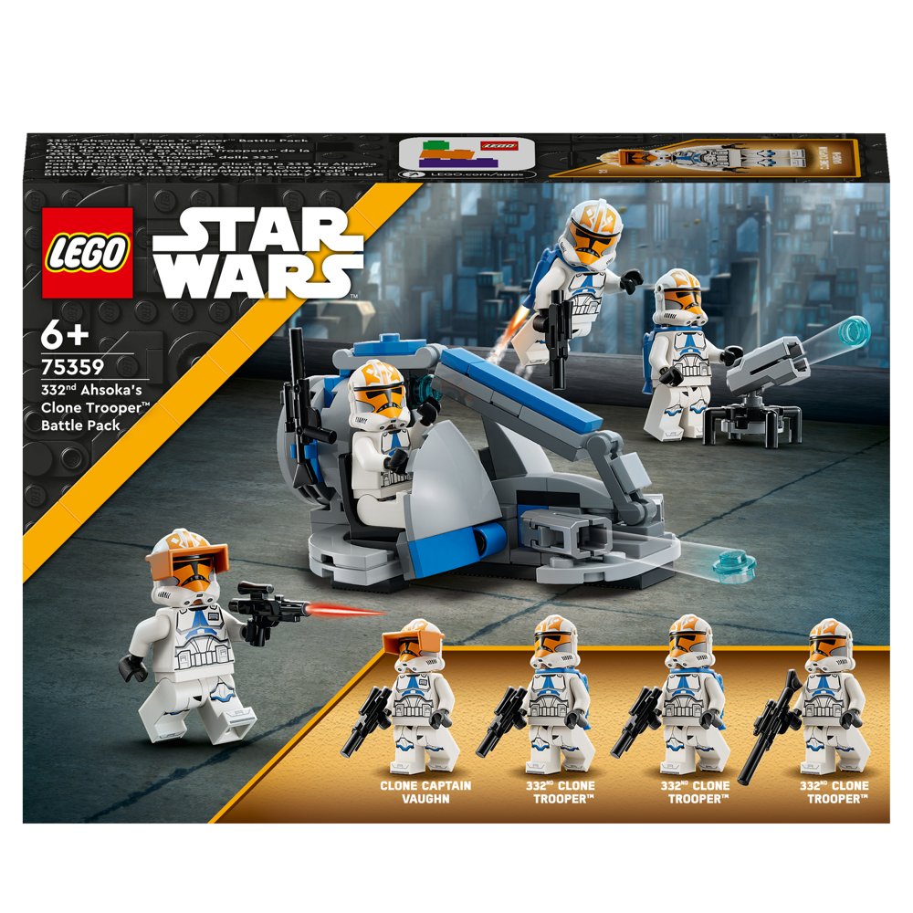 Lego(r) Star Wars 332nd Ahsoka's Clone Trooper Battle Pack (75359) Toys & Games