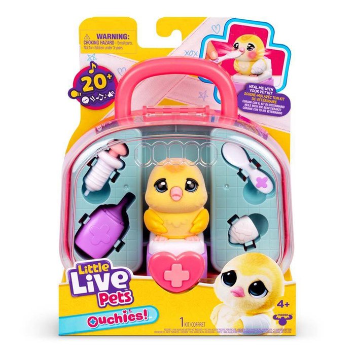 Little Live Pets Ouchies Vet Kit Chirpy The Chick Electronic Pet