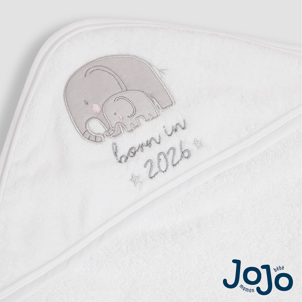 Jojo Maman Bebe Jojo Maman BÃ©bÃ© Born In 2026 Hooded Towel & Wash Mitt