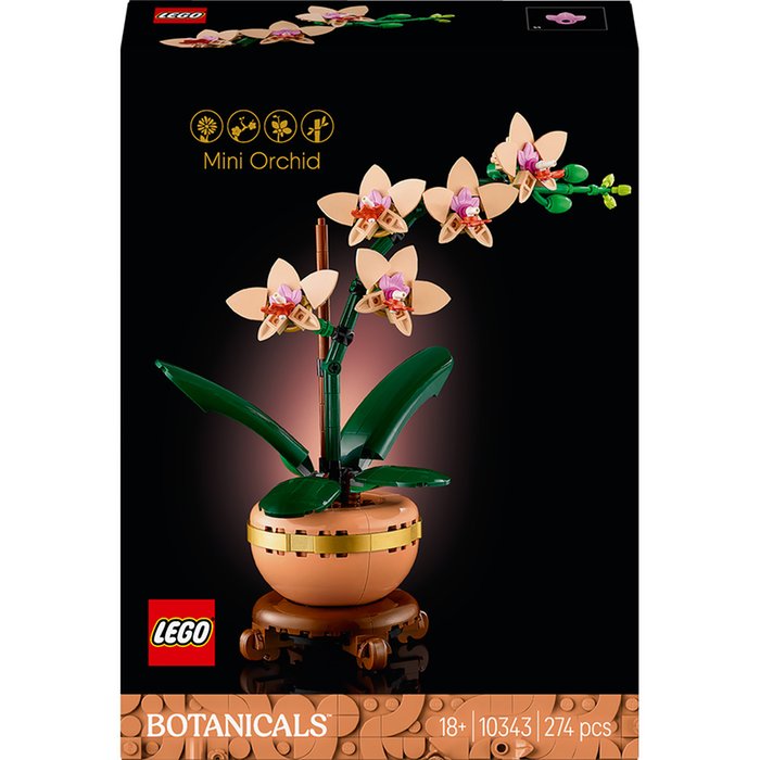 LEGO Botanicals Mini Orchid Faux Plant Set 10343