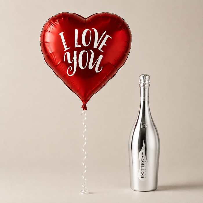 Heart Shaped Balloon Gift Set