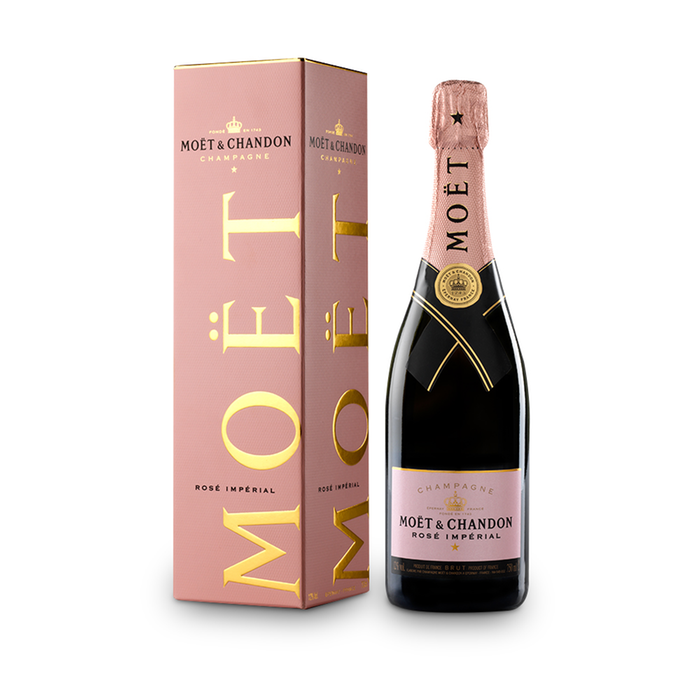 Moët & Chandon Rosé Impérial Champagne 75cl Gift Box