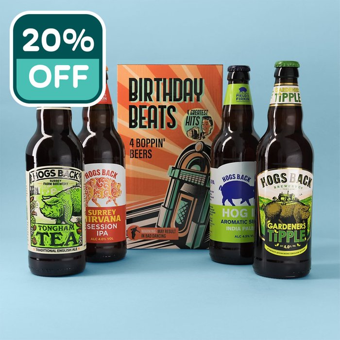 Birthday Beats Beer 4 x 500ml