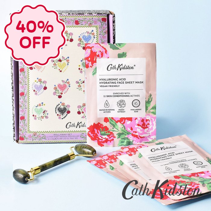 Cath Kidston Roll Away Jade Face Roller & Sheet Masks