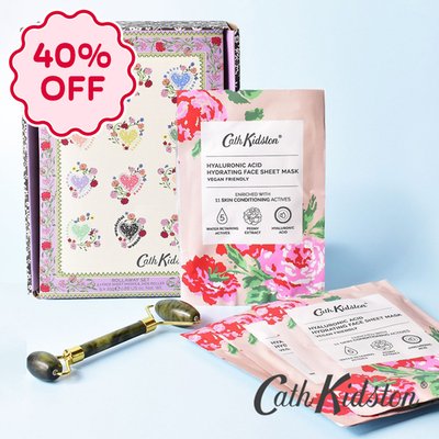 Cath Kidston Roll Away Jade Face Roller & Sheet Masks