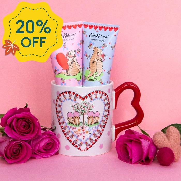 Cath Kidston Love Mug & Hand Cream Duo