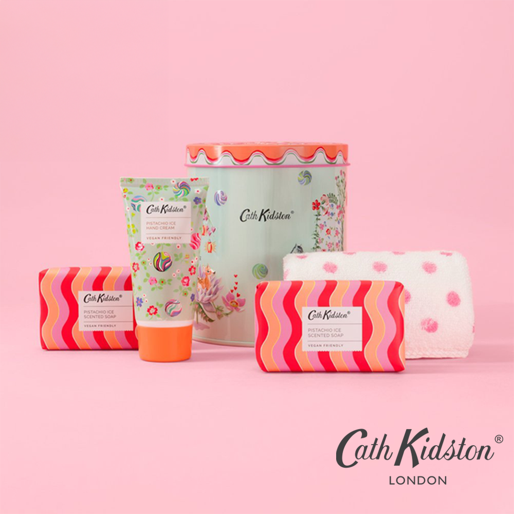 Cath Kidston Bath & Body Tin Gift Set