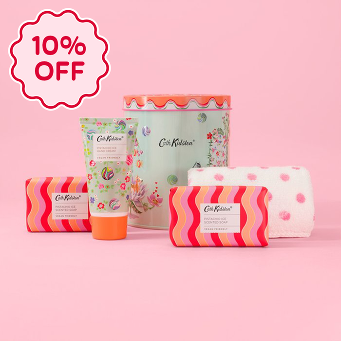 Cath Kidston Carnival Parade Handy Embossed Tin Gift Set