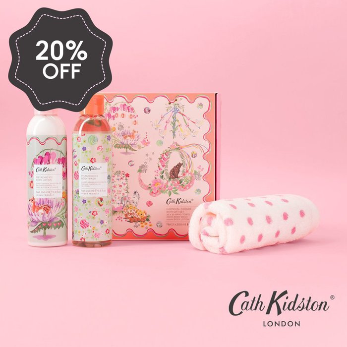 Cath Kidston Carnival Parade Bath Gift Set