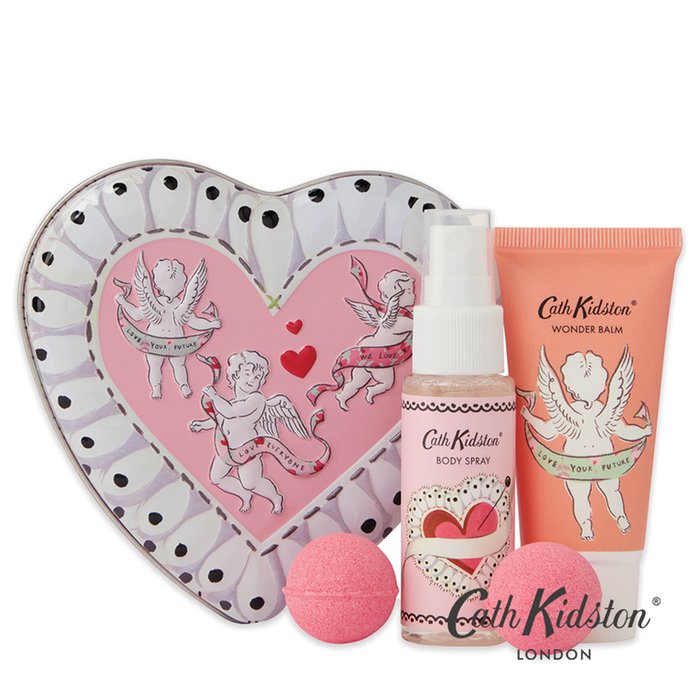 Cath Kidston Body Mist, Bath Fizzers & Body Balm Tin Gift