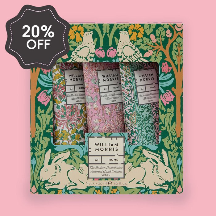William Morris 3x 30ml Hand Creams